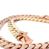 Diamond encrusted Cuban link chain