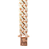 Diamond encrusted Cuban link chain