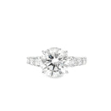 Round Lab Diamond Engagement Ring