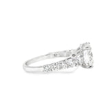 Round Lab Diamond Engagement Ring