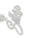 Diamond Name pendant