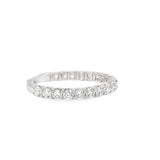 Lab Diamond three quarter Eternity Ring
