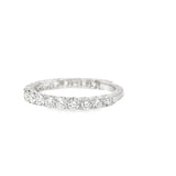 Lab Diamond three quarter Eternity Ring