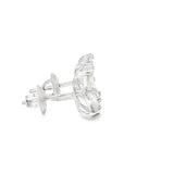 Lab Diamond floral Stud Earrings