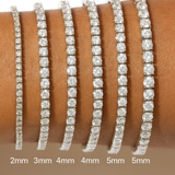 5 mm Lab Diamond tennis Bracelet (made to order)