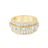 Emerald Sun eternity Band (made to order)