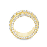 Emerald Sun eternity Band (made to order)